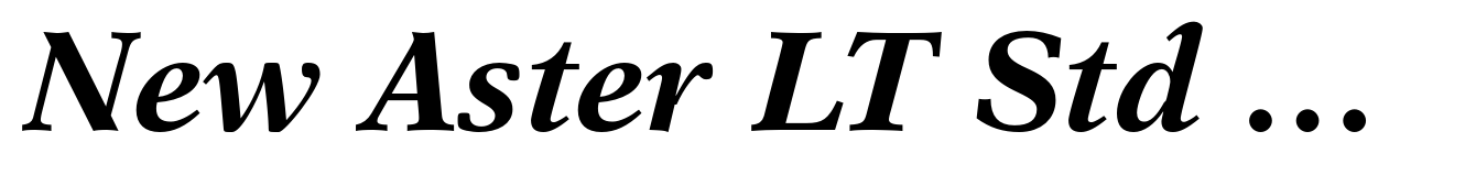 New Aster LT Std Bold Italic